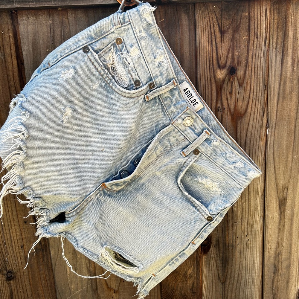 Agolde high waisted shorts